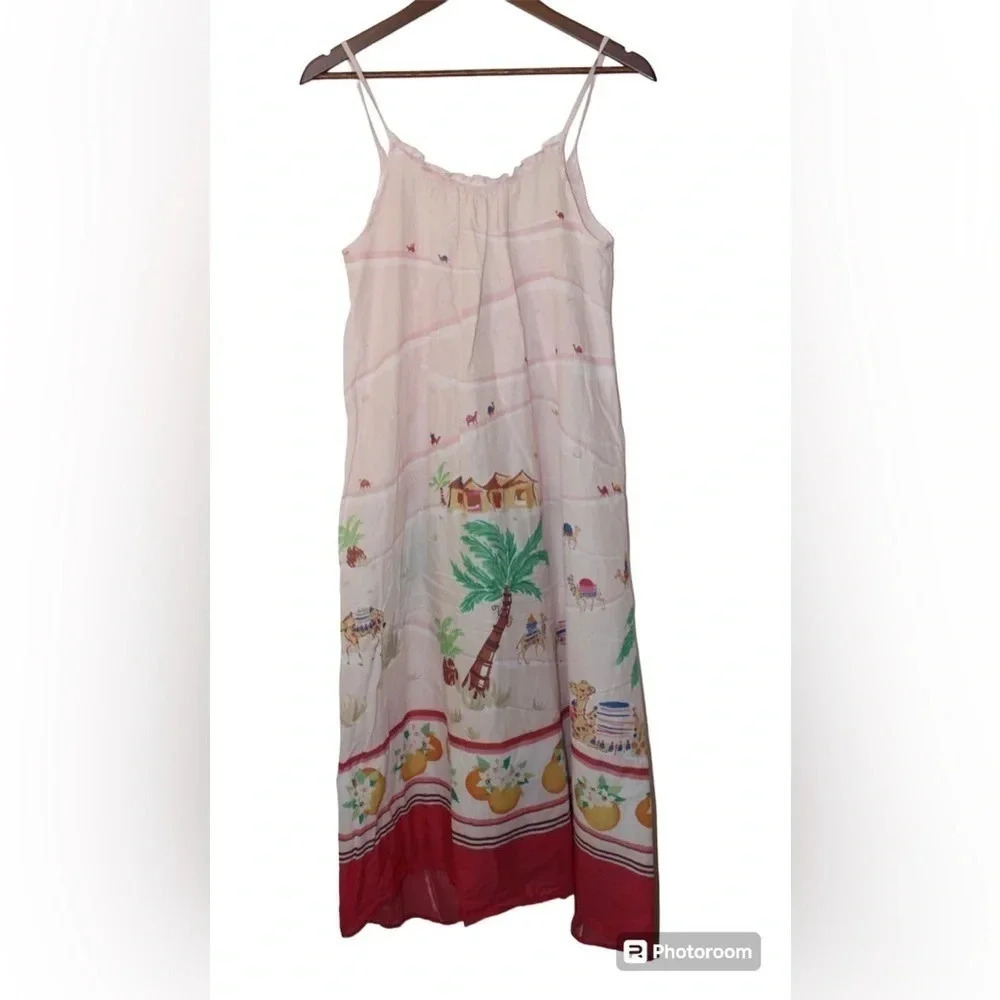Kate Spade Dive Right in Desert Print Coverup Large